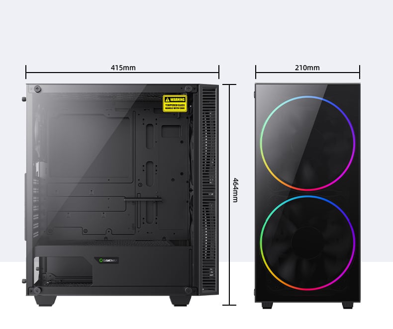 Gamemax Black Hole Gaming case